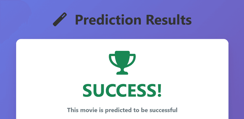 Movie Success Predictor